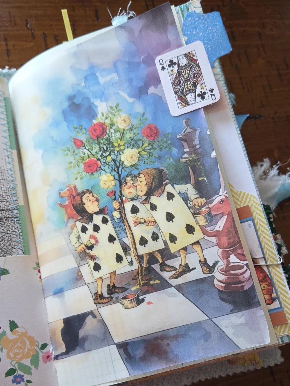 Alice In Wonderland Themed Junk Journal